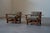 Wood Brutalist Armchairs, Europe, 1960s, Set of 2 For Sale - Image 7 of 18