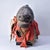 African Early 20th Century Yoruba Egungan Mask with Fabric Nigeria For Sale - Image 3 of 17