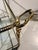 Neoclassical Tea Trolley in Brass with Angel Figurines, 1950s For Sale - Image 3 of 15