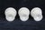 Glass Mid 20th Century Indiana Glass Colony Harvest Pattern Milk Glass Champagne Goblets 3 pcs For Sale - Image 7 of 10