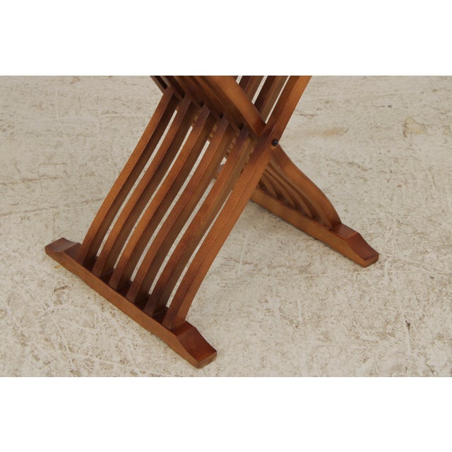 Vintage Savonarola Folding Chair For Sale - Image 15 of 18