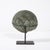 Antique Eastern Mediterranean Patinated Copper Bowl on Museum Stand For Sale In New York - Image 6 of 11