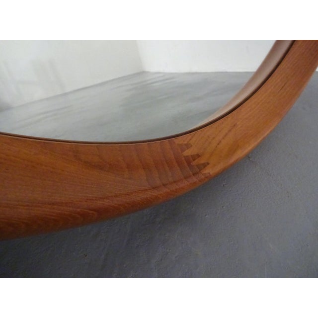 Large Teak Mirror by Bernhard Pedersen for Viby J. Møbelfabrik, Denmark, 1960s For Sale - Image 12 of 13