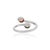 Green 14k Gold Modern Toi Et Moi Natural Multi Sapphire Open Bypass Ring Size 9 For Sale - Image 8 of 14