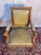 Louis XVI Style Leather Office Chair For Sale - Image 5 of 7