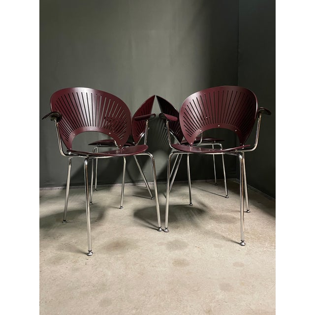 Wood Trinidad Chairs by Nanna Ditzel for Fredericia Stolefabrik, 1990, Set of 4 For Sale - Image 7 of 9