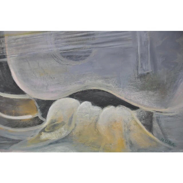 Paint Nura Ulreich (American, 1899-1950) Musical Dreamscape Original Oil Painting C.1930s For Sale - Image 7 of 11