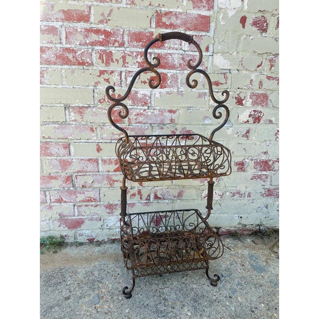 Vintage Plant Stand For Sale - Image 10 of 10