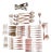 Polish Cutlery Set for Six by Hefra Amerykański, 1990s, Set of 40 For Sale