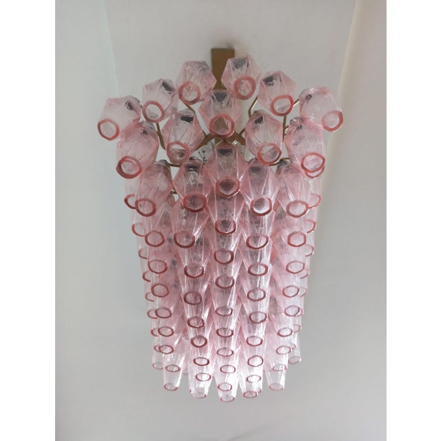 Murano Poliedri Chandelier by Carlo Scarpa, 1990 For Sale - Image 14 of 18