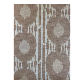 Kravet Aahana Ikat Walnut Upholstery Fabric 3 1/4 Yards For Sale
