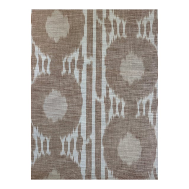 Kravet Aahana Ikat Walnut Upholstery Fabric 3 1/4 Yards For Sale