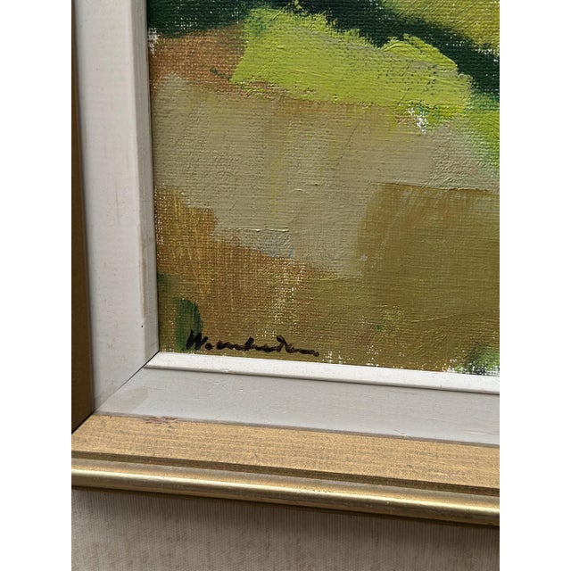 Stig Wernheden, Bergsby, Crete, 1960s, Oil on Canvas, Framed For Sale - Image 14 of 17