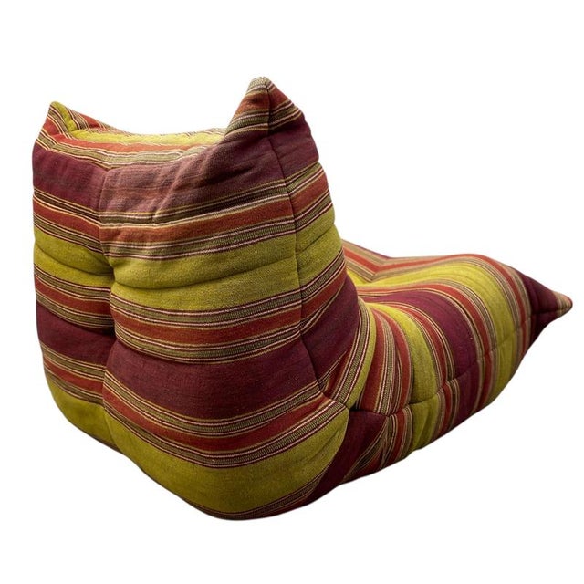 Textile Togo Sofa by Michel Ducaroy for Ligne Roset, 1980, Set of 6 For Sale - Image 7 of 18