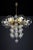 Czech Brass and Glass Chandeliers, 1960s, Set of 6 For Sale - Image 14 of 18