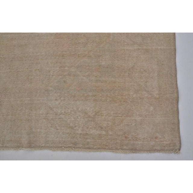 Tan 1960s Tan Colour Handknotted Area Carpet For Sale - Image 8 of 10