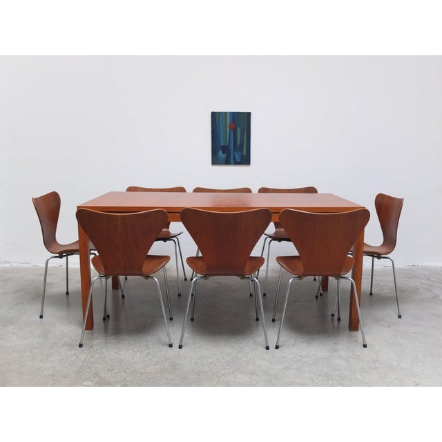 Large Extendable Dining Table by Oswald Vermaercke for V-Form, 1960s For Sale - Image 16 of 18