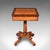 1930s Vintage Regency Revival Side Table, English, Oak, Walnut, Accent, End, Art Deco For Sale - Image 5 of 12
