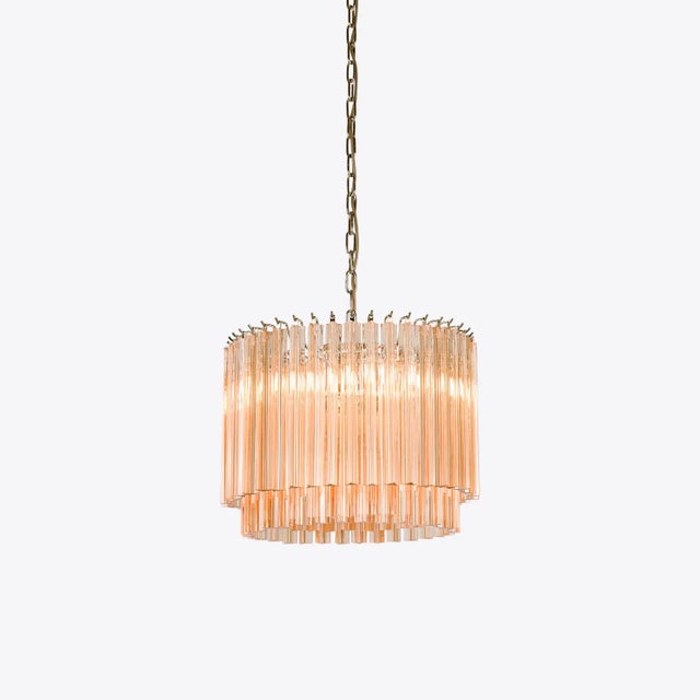 Amber Piccolo Amaro Drum Chandelier from Pure White Lines For Sale - Image 9 of 11