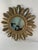 Large Vintage 1960s Italian Style Sunburst Wall Mirror With Mirror Inserts For Sale - Image 4 of 16