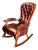 Victorian Mahogany Rocking Chair, 1870s For Sale
