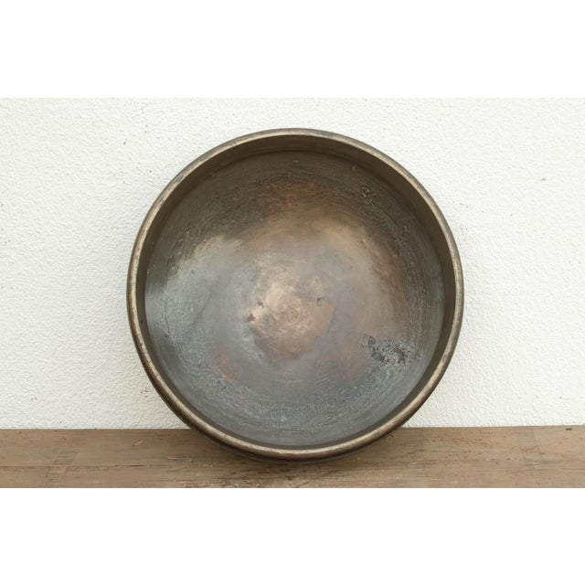 Antique Southern India Bronze Urli Vessel For Sale In Los Angeles - Image 6 of 9