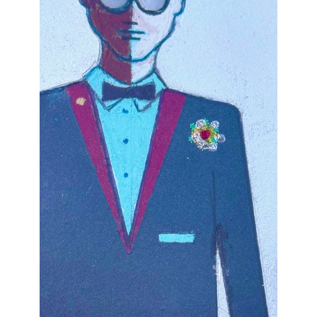 Signed David Oravez “The Emaculate Reception” Mixed Media Spray Paint Print – Boise Idaho Artist, Framed Contemporary Art For Sale In Boise - Image 6 of 12