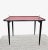 1960s Postmodern Foldable Table Mid Century German Camping Table in Red and Black For Sale - Image 4 of 12