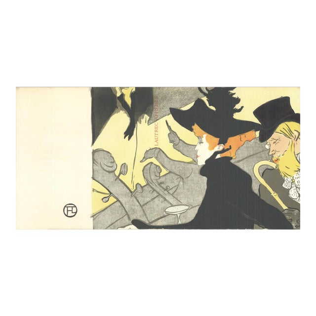 Henri De Toulouse-Lautrec 'Affiches' Art Nouveau Black,Orange,Yellow,Gray,White France Lithograph For Sale