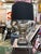 Monumental Large Scale Nickel Plated Urn table lamp.this beautiful lamp is comprised of nickel plated chrome with marble...