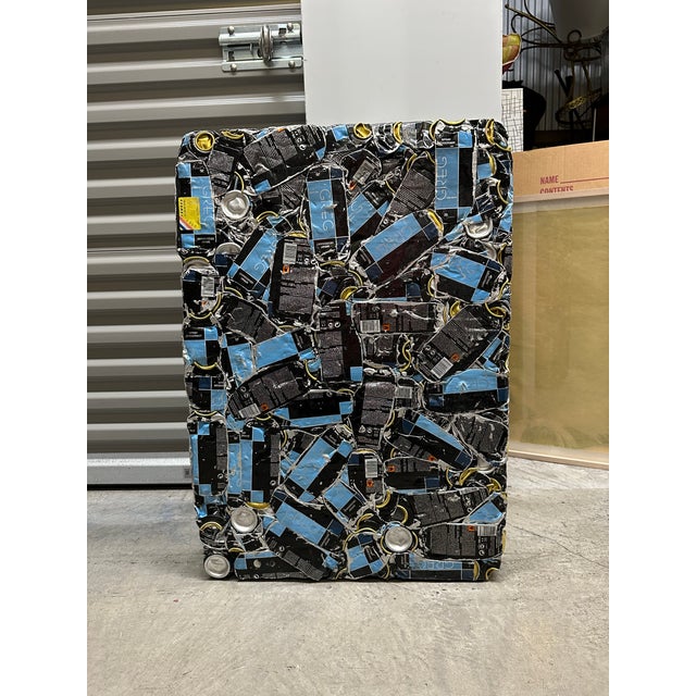 Artist Commissioned Abstract Metal Sculpture For Sale - Image 9 of 9