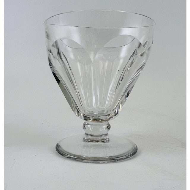 Crystal Talleyrand White Wine Glasses from Baccarat, Set of 3 For Sale - Image 3 of 5