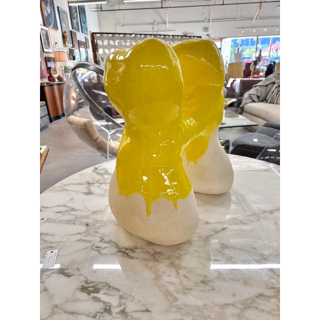 Late 20th Century Fabulous Large Abstract Stoneware Pottery For Sale - Image 11 of 16