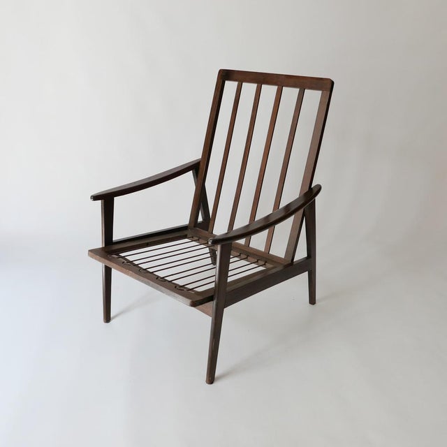1970s Vintage Scandinavian Teak Armchair, 1970s For Sale - Image 5 of 12