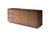 Modern Walnut and Bronze buffet designed by Greg Sheres; "Barcelona". The Barcelona buffet is a very special modern design...