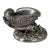 Antique Silver-Plated Salt Cellar by Elkington & Co., Featuring a Dolphin and Shell Design For Sale