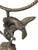Brass and Marble Hummingbird & Flower Tabletop Vanity Mirror For Sale - Image 11 of 12