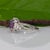 1.6Ct Purple Sapphire Ring With Natural Diamond Halo: Solid 14k Gold, Size 6.75 For Sale - Image 11 of 11