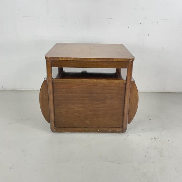 Art Deco Walnut Drinks Cabinet from Incorporall, 1930s For Sale - Image 9 of 17