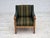 Danish Armchair in Green Furniture Wool and Oak Wood, 1970s For Sale - Image 10 of 18