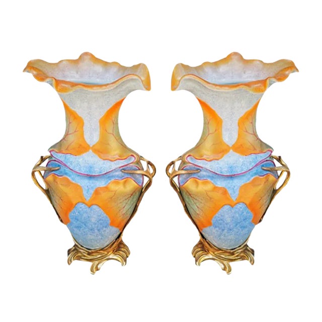 Vases, 1980s, Set of 2 For Sale