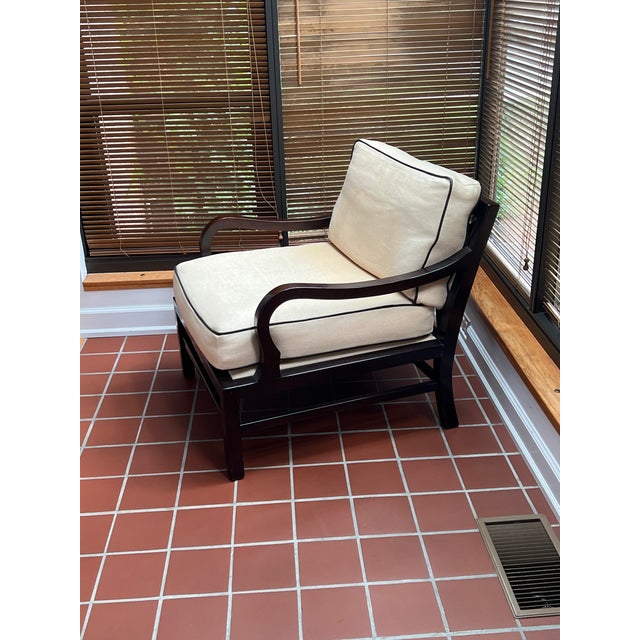 Baker Furniture Company Laura Kirar for Baker Furniture Muji Lounge Chair For Sale - Image 4 of 9