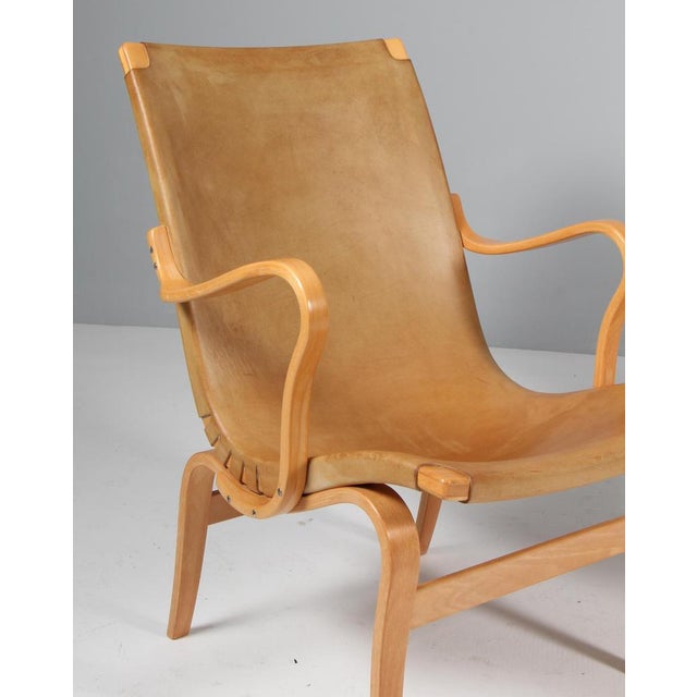 1960s Eva Lounge Chairs in Leather attributed to Bruno Mathsson, 1960s, Set of 2 For Sale - Image 5 of 10