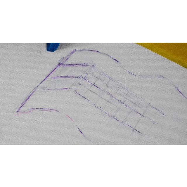 Peter Eisenman, Architectural Abstraction with Block Structure, 2026, Acrylic on Canvas For Sale - Image 7 of 13