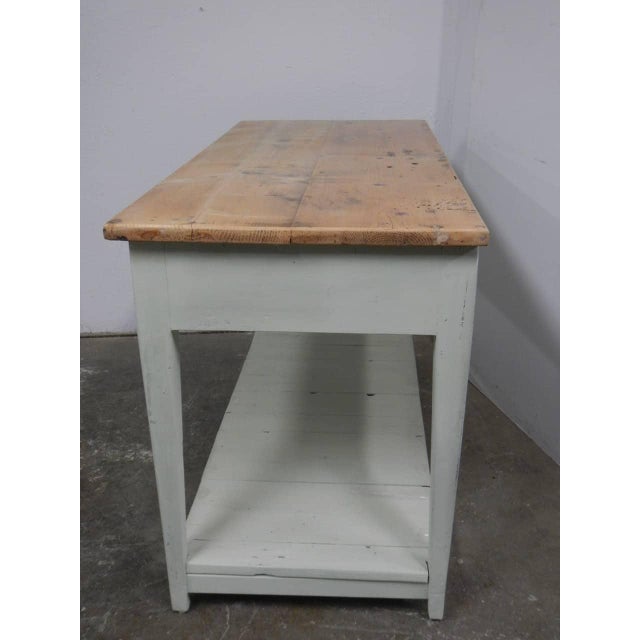 1960s Vintage Fir Wood Counter, 1960s For Sale - Image 5 of 13
