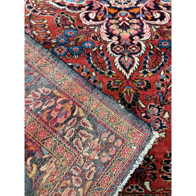 Turkish 5ft 5in × 6ft 8in 1920's Turkish Hand-Knotted Area Rug For Sale - Image 3 of 12