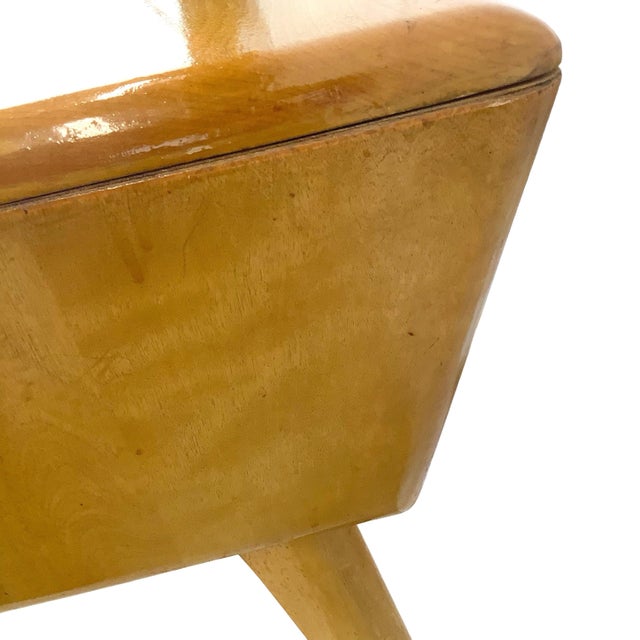 Heywood-Wakefield Solid Birch Encore End Table in Wheat For Sale - Image 18 of 18