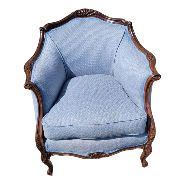 1930 Italian Club Living Room Chair Beachwood For Sale