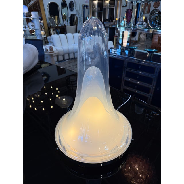 1970s 1970s Carlo Nason Ls144 Murano Glass Table Lamp for Mazzega, Italy For Sale - Image 5 of 11