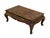 Chinese Tibetan Yellow Brown Dragon Head Lacquer Low Coffee Table For Sale - Image 12 of 18